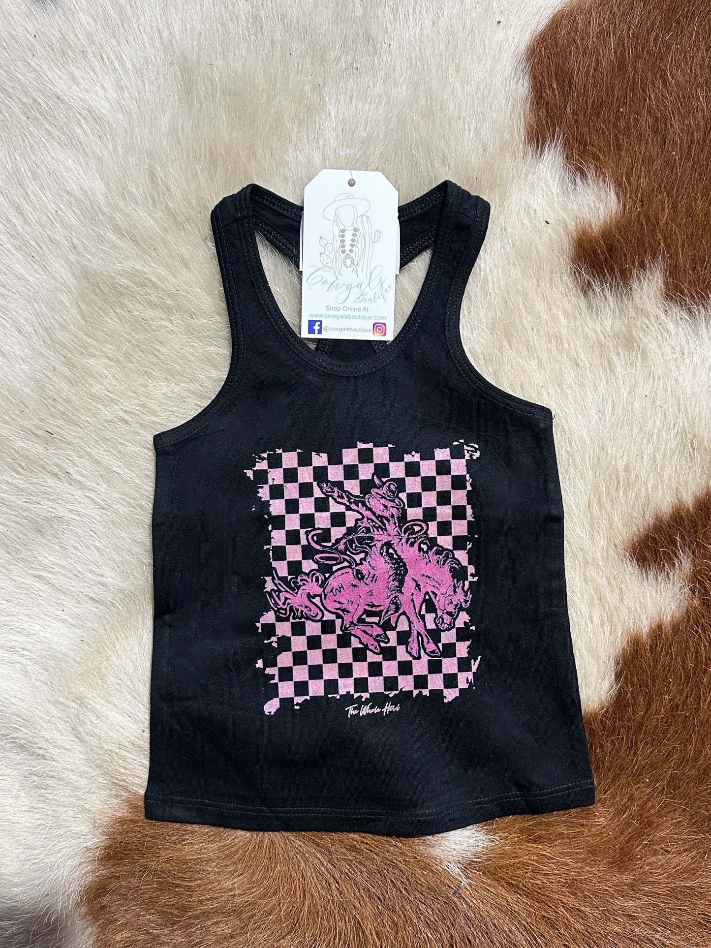 BUCKIN BRONC TANK TOP