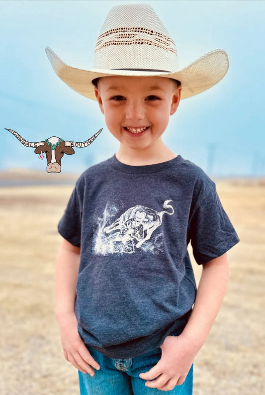 MINI STEER WRESTLER TEE