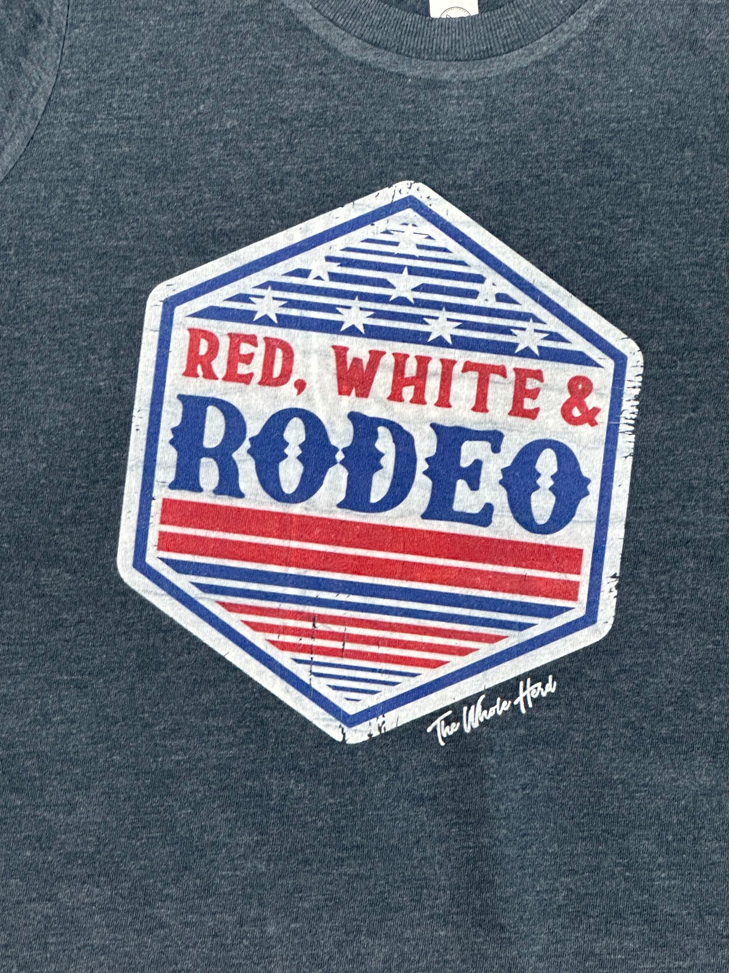 RED WHITE & RODEO TEE