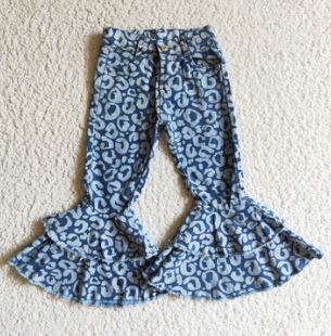 DENIM LEOPARD DOUBLE BELLS