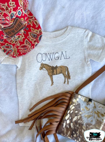 COWGAL WESTERN GRAPHIC TEE