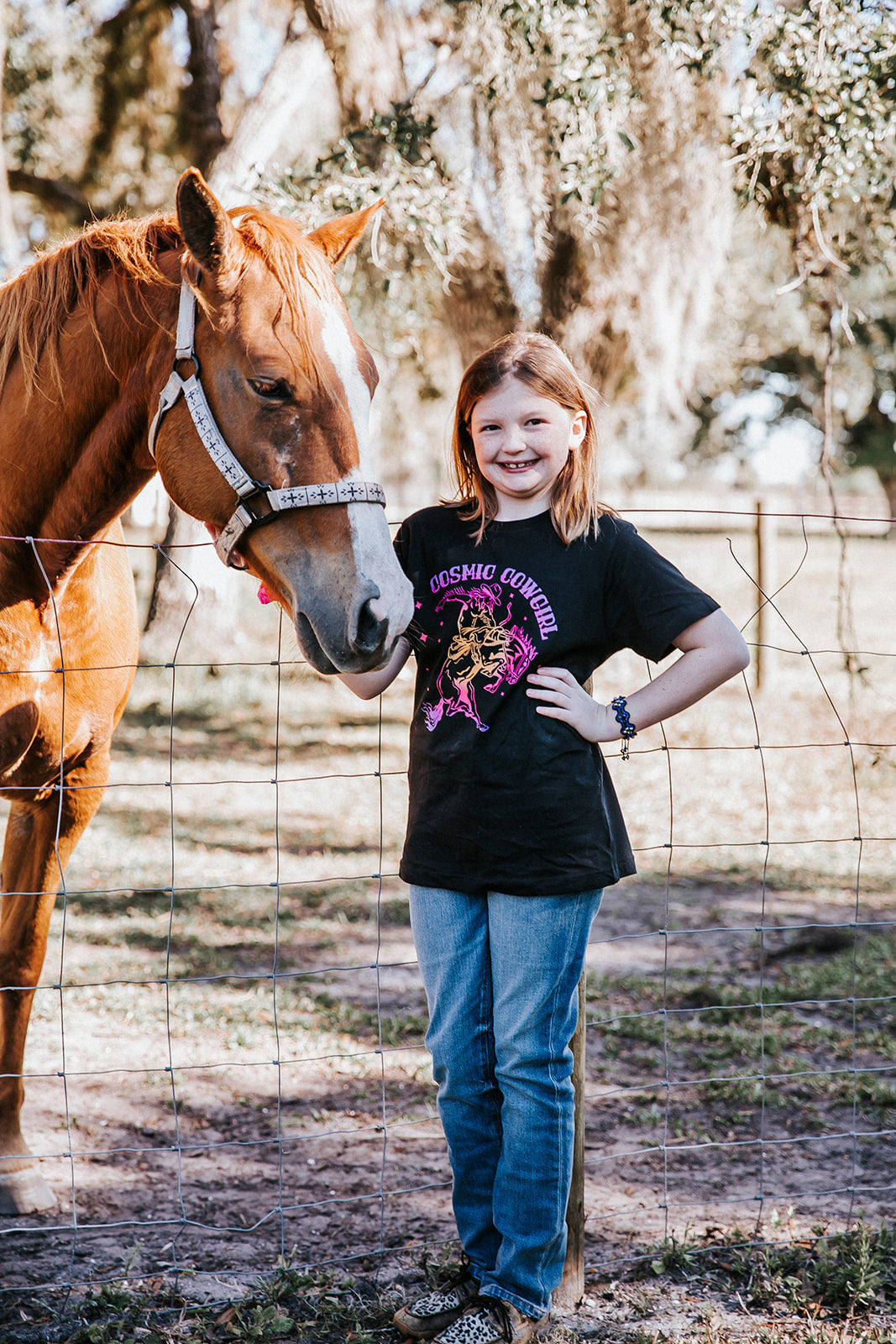 COSMIC COWGIRL GRAPHIC TEE