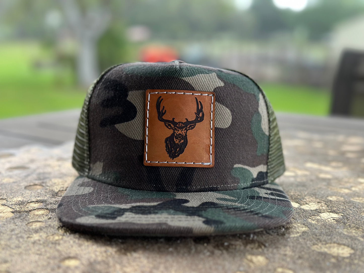 CAMO BUCK HAT