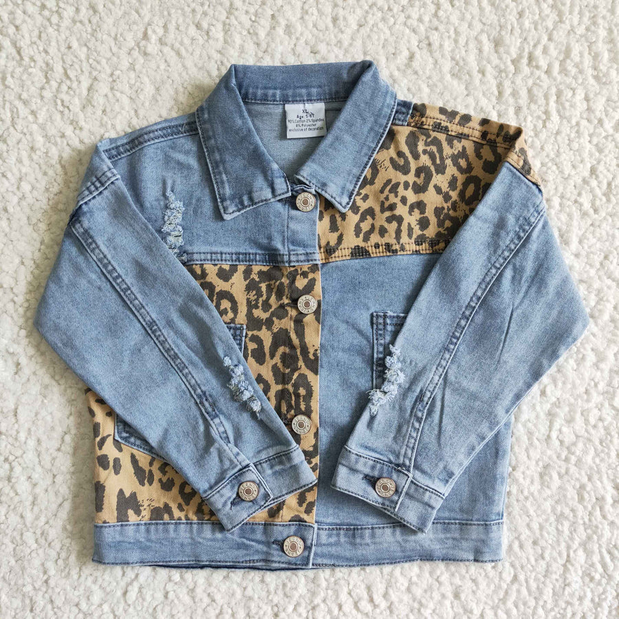 CHEETAH DENIM JACKET