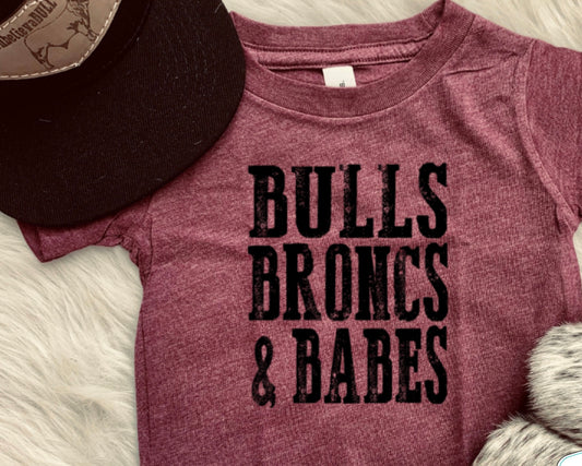 BULLS, BRONCS & BABES TEE