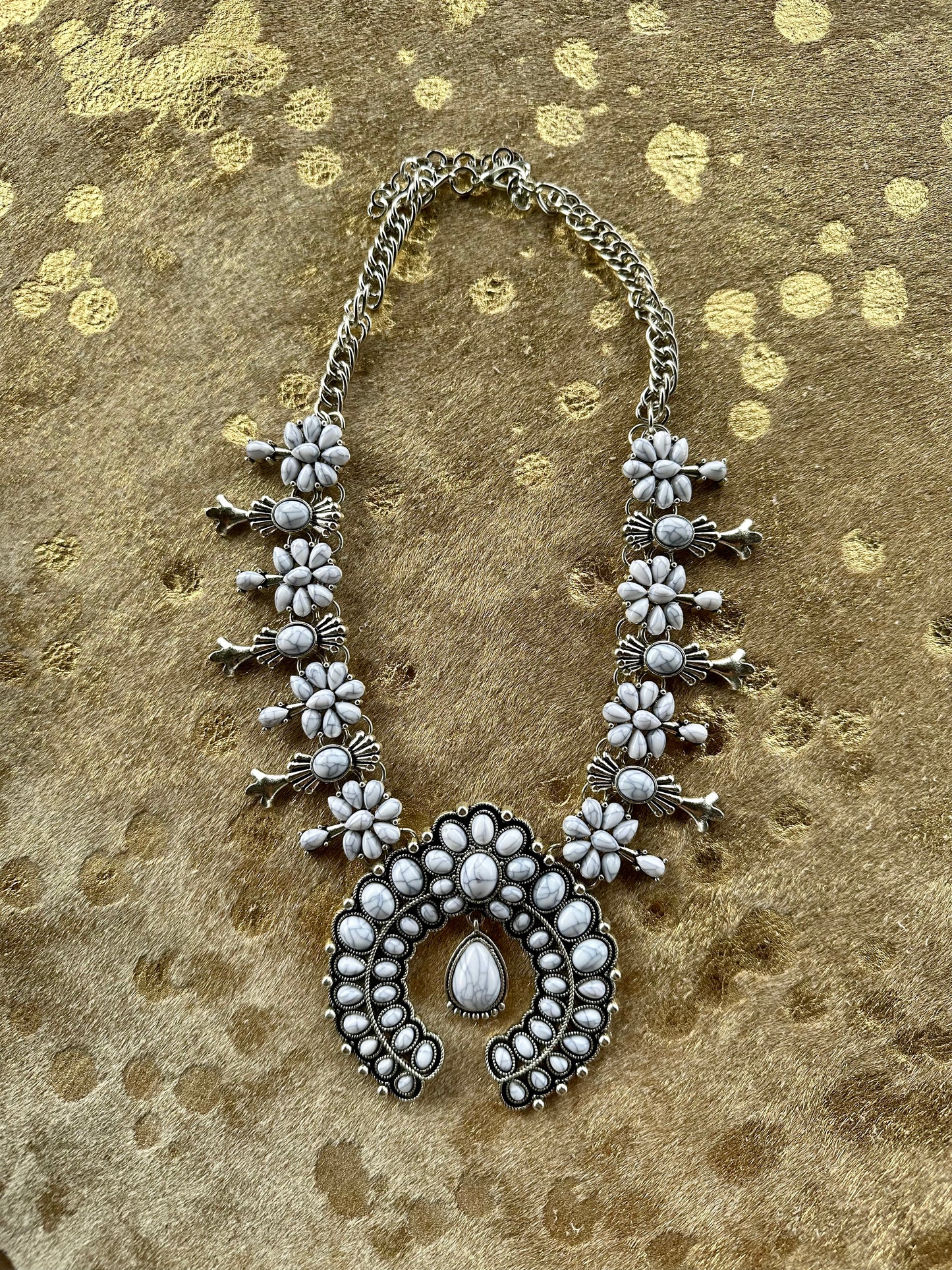 SQUASH BLOSSOM NECKLACE