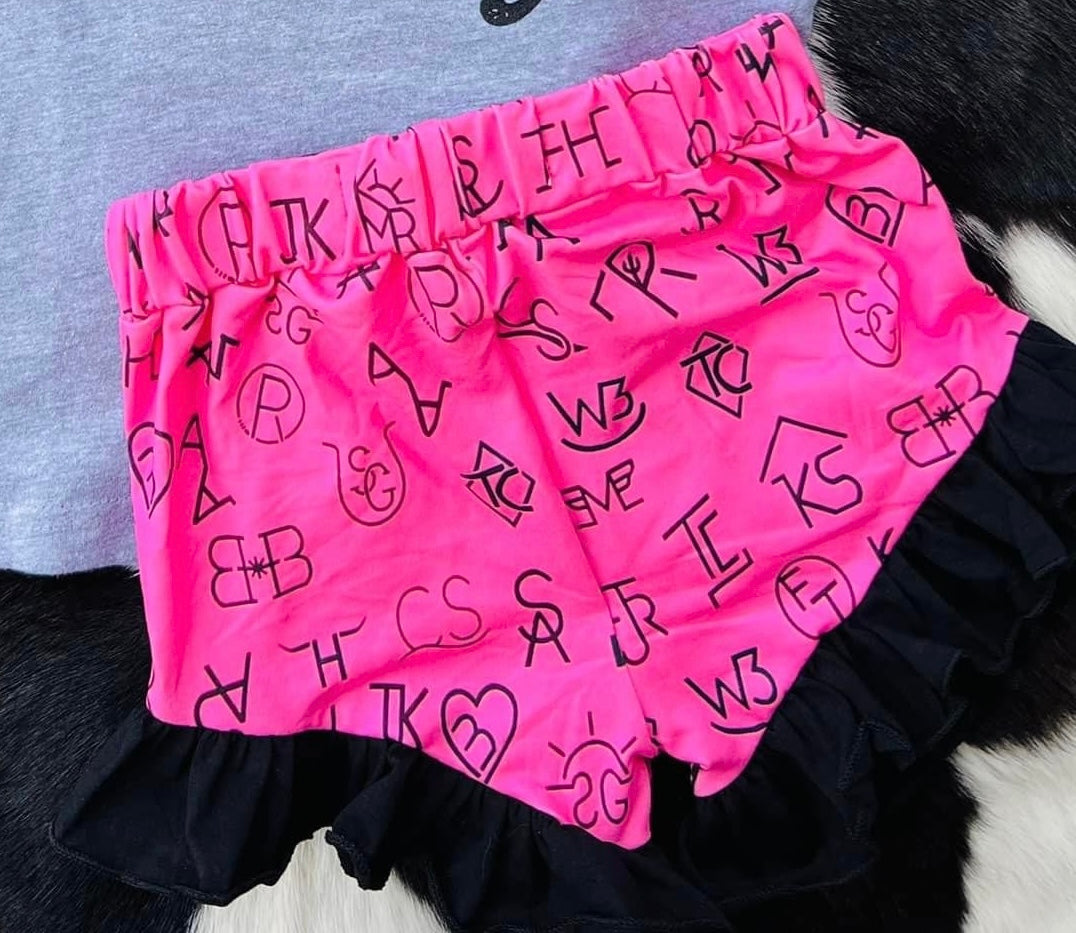 RUFFLE BRANDED SHORTS